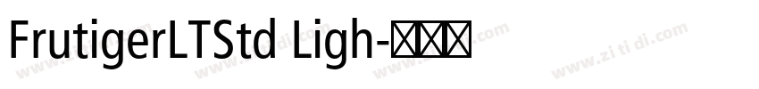 FrutigerLTStd Ligh字体转换